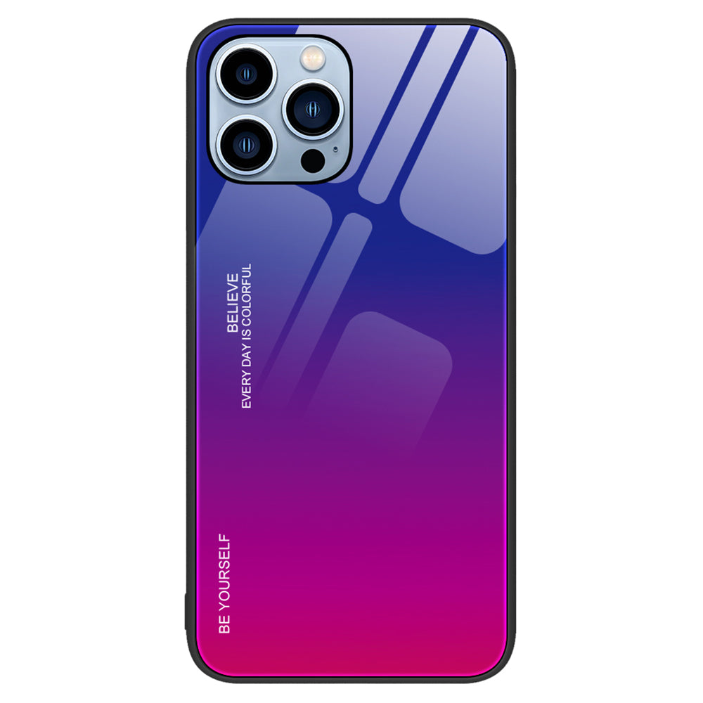 Til iPhone 15 Pro Max Gradient Hard Phone Case Hærdet glas PC TPU Anti-ridse Cover Til iPhone 15 Pro Max Gradient Hard Phone Case Hærdet glas PC TPU Anti-ridse Cover